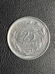 1973 YILI MADENİ 25 KURUŞ   ÇÇT/ÇA TCM 2750
