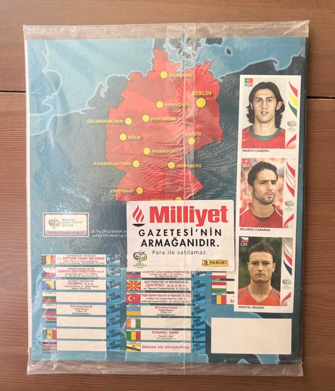 Panini Fifa World Cup Germany 2006 Jelatininde Açılmamış Albüm