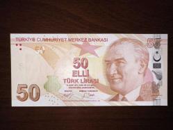 9. EMİSYON 50 TÜRK LİRASI   G 002 000479  ÇİL (  GÜZEL NO ) TCB 3050
