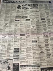SABAH SARI SAYFALAR SERİ İLANLAR GAZETESİ DOĞUM GÜNÜ HEDİYESİ- 2 EYLÜL 1992-ulutaş Tekstil-alacalı Tekstil-Uğur Tekstil-Aslı Tekstil Örme Sanayi-Erdem triko-güvenal örme-İstanbul Fransız Kültür merkezi-dekor Taj-Özel Şahin Bilge eğitim merkezi-odak dershanesi-Media Markt-Simfer soba-Sürücü kursu-Onur yuva-gözen ön lisans kursu-sigorta-garson-mobilya-kuaför-Çocuk bakım-emlakçı-sağlık-tahsilatçı-şoför-temizlik elemanı-tezgahtar-tornacı-kasap-pastane-muhasebe-Beşiktaş-Beykoz-Alibeyköy-Bağcılar-Bakırköy-Gayrettepe-laleli-Levent-Gaziosmanpaşa-Fatih-Beşiktaş-Fındıkzade-Küçükçekmece-Ortaköy-Florya-Fulya- Üsküdar-Göztepe-Bağlarbaşı-Ataşehir-Yalova-Tuzla-Avcılar-Ulus-Merter-Anadoluhisarı-Tarabya-Sefaköy-yakacık-Suadiye-moda-kazasker-Maltepe-Kartal-Kalamış-Kadıköy-bostancı-akatlar Mecidiyeköy-Kocamustafapaşa-Çamlıca-Koşuyolu-Pendik-Kozyatağı-Ford-Mercedes-Citroen-BMW-Mazda-Kartal-Renault-Opel-Nissan-Mitsubishi-Kartal-Tempra-Doğan-Şahin-