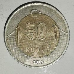 TÜRKİYE  2019  50 KURUŞ