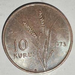 TÜRKİYE  1973  10 KURUŞ