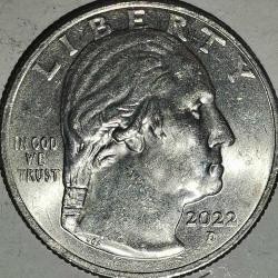 AMERİKA 2022 D  25 CENT ÇEYREK DOLAR   HATIRA  Amerikan Kadınları - Anna May Wong