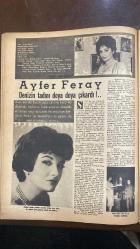 YELPAZE RESİMLİ SALON MECMUASI DERGİSİ - SAYI : 83 - 13 EYLÜL 1961 -ŞENEL TÜZÜN - REŞİT NESRİN TÜZÜN - MISS HAZEL CRAIN - MARIE - BERTRAND - INES - PAUL - NOUNON - NESRİN ZOROĞLU - ROJA - RESİMLİ HABERLER - SİHİRLİ ELLER - BAŞARILI ÖĞRENCİ - HAVA'DA TELEVİZYON İSTASYONU - MELEK VE ŞEYTAN - SİHİRLİ ELLER HİKAYESİ - MELEK VE ŞEYTAN HİKAYESİ YAZAN: NESRİN ZOROĞLU - OMRIS TEZER - ÖZDEMİR - AYSEL - AYFER FERAY - MELİH VASSAF - HALDUN DORMEN - ULVI URAZ - MUZAFFER NEBIOĞLU - EKMEL HÜROL - ŞAKİR SIRMALI - REŞİT PAŞA - J. MICHELET - M. LUTHER - STANISLOS JEAN BOUFFLER - CHAMFORT - COMPTESSE DIANE - ESKİ PARDESÜ - GÜZEL SÖZLER - AYFER FERAY RÖPORTAJI - DORMEN TİYATROSU - BERGAMA SEVDALILARI - EFELERİN EFESİ - O ADAM KİM - DRACULA İSTANBULDA - VEYSELİN HAYATI - KIRIK PLAK - AYŞECİK ŞEYTAN ÇEKİCİ - SON GECE - PAPAZ KAÇTI - NİNA - FARE KAPANI - GAZEBO - SÖZDE MELEKLER - KIRKINDAN SONRA - İKİNCİ BASKI - ESKİ PARDESÜ HİKÂYESİ YAZAN: TOMRIS TEZER - AYFER FERAY RÖPORTAJI YAZAN: MELİH VASSA  - 26 SAYFA