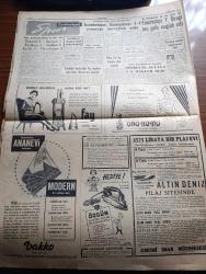 Cumhuriyet Gazetesi - 16 Aralık 1957 - Yunanistan Birleşmiş Milletlerde emeline kavuşamadı - genel kurul Kıbrısa ait karar suretini reddetti - NATO Konseyi bu sabah toplanıyor - Radyo gazetesinin teessür ve teessüfleri - Adnan Menderes evvelki gün muvasalat ettiği Paris havaalanında fotoğraf - Kasım Gülek Dün iktidara çatan sert bir konuşma yaptı - İstanbul Üniversitesi talebe birliğinin Kıbrıs ile ilgili partilere hitabı - Osman Bölükbaşı Dün uçakla İstanbul'a geldi fotoğraf - gençlik rumca konuşanları ikaz ediyor - inebolu'ya göktaşı düştü - Birleşmiş milletler'de bu sefer hangi devletler nasıl rey verdiler listesi - merak edebilme yazan Hasan Ali Yücel - Vali Mümtaz Tarhan Beyoğlunu kontrol ediyor - pazartesi konuşmaları yazan Bedri Rahmi Eyüboğlu - film yıldızı Özcan Tekgül Puro Tuvalet sabunu kullanıyor - Picasso İle Salvador Dali bir karnıbahar tarlasında bulaşacaklar - Kıbrıs valisi Foot Müftü Dana efendiyi kabul etti - İstanbulspor Galatasaray'ı yendi - Fenerbahçe galip