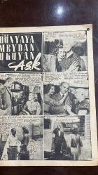 YELPAZE RESİMLİ SALON MECMUASI DERGİSİ - SAYI: 121 - TARİH: 6 EKİM 1954 -Şahane Fahişe filmi-Mektepler açıldı fotoğrafları-  SILVIYA - STEFANO - MORIZ KANARD - LOUIS ALVARO - ROLANDE - SYLVAIN - MONSIEUR CLEMENCEAU - MADAM CLEMENCEAU -  DÜN İLE BUGÜN - DÜNYAYA MEYDAN OKUYAN AŞK - CIMRI MORIZ KANARD - STRAUS SİRKİ - ARSLAN TERBİYECİSİ FON BETTEN HAUZ - BAYRAMDA YELPAZE - SARCARES KÖYÜ - MERCAN YELPAZE - YELPAZE HIRSIZLIĞI - PERPIGNAN KÖŞKÜ - GAZETEDE YELPAZE HABERİ - AMORE MIO - FIRTINALI AŞKLAR - KIZ LİSESİ - MEKTEPLER - ZARİF EMPRIME FANTAZİ KUMAŞLAR - LÜKS EŞARPLAR -  DÜNYAYA MEYDAN OKUYAN AŞK HİKAYESİ -  YELPAZE HİKAYESİ -  ROBIN RED -  28 SAYFA-3 İtalyan filmi,Satılık Kadınlar-Fahişe Gemisi-