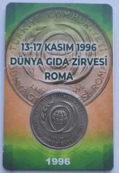 1996 Fao Dünya Gıda Zirvesi Roma 50000 Lira..