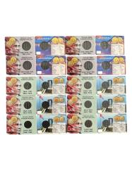 1949 / 1956 Yılları 5/10/25 Kuruşlar 10’lu Set Kit Kapama Folder