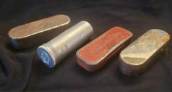 ANTİKA 4 ADET METAL KUTU. KOLEKSİYONLUK.