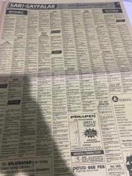 SABAH SARI SAYFALAR SERİ İLANLAR GAZETESİ DOĞUM GÜNÜ HEDİYESİ- 10 TEMMUZ 1992-selvi Tekstil Sanayi-palet limited Şirketi-elma kent villaları-Demircioğlu inşaat-Emin otomotiv-Çetaş otomotiv-ruşen ticaret-kuran otomotiv-Kawasaki-Yavuz oto-Ortaköy otomotiv-en kar A-EA oto-Pamukbank konut destek kredisi-Çarmıklı Yapı-Seren ahşap-lider bilgisayar-Cengiz ticaret- elber AŞ-çapa Sürücü kursu-akademik bilimler merkezi dershanesi-sigorta-garson-mobilya-kuaför-Çocuk bakım-emlakçı-sağlık-tahsilatçı-şoför-temizlik elemanı-tezgahtar-tornacı-kasap-pastane-muhasebe-Beşiktaş-Beykoz-Alibeyköy-Bağcılar-Bakırköy-Gayrettepe-laleli-Levent-Gaziosmanpaşa-Fatih-Beşiktaş-Fındıkzade-Küçükçekmece-Ortaköy-Florya-Fulya- Üsküdar-Göztepe-Bağlarbaşı-Ataşehir-Yalova-Tuzla-Avcılar-Ulus-Merter-Anadoluhisarı-Tarabya-Sefaköy-yakacık-Suadiye-moda-kazasker-Maltepe-Kartal-Kalamış-Kadıköy-bostancı-akatlar Mecidiyeköy-Kocamustafapaşa-Çamlıca-Koşuyolu-Pendik-Kozyatağı-Ford-Mercedes-Citroen-BMW-Mazda-Kartal
