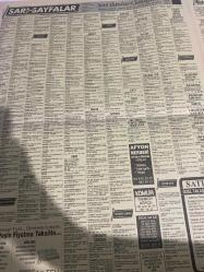 SABAH SARI SAYFALAR SERİ İLANLAR GAZETESİ DOĞUM GÜNÜ HEDİYESİ- 16 EYLÜL 1992-Coşkun kürk-gökşen akşam lisesi-Türkan penye ihracatı-gözen önlisans kursları-erkoç-Altındağ-ekol giyim-veli göçer arsa ofisi-uğur evleri Yapı kooperatifi-Raykent evleri-özel talaş değirmeni-yaman otomotiv-yorgun oto-serer motorlu araçlar-sigorta-garson-mobilya-kuaför-Çocuk bakım-emlakçı-sağlık-tahsilatçı-şoför-temizlik elemanı-tezgahtar-tornacı-kasap-pastane-muhasebe-Beşiktaş-Beykoz-Alibeyköy-Bağcılar-Bakırköy-Gayrettepe-laleli-Levent-Gaziosmanpaşa-Fatih-Beşiktaş-Fındıkzade-Küçükçekmece-Ortaköy-Florya-Fulya- Üsküdar-Göztepe-Bağlarbaşı-Ataşehir-Yalova-Tuzla-Avcılar-Ulus-Merter-Anadoluhisarı-Tarabya-Sefaköy-yakacık-Suadiye-moda-kazasker-Maltepe-Kartal-Kalamış-Kadıköy-bostancı-akatlar Mecidiyeköy-Kocamustafapaşa-Çamlıca-Koşuyolu-Pendik-Kozyatağı-Ford-Mercedes-Citroen-BMW-Mazda-Kartal