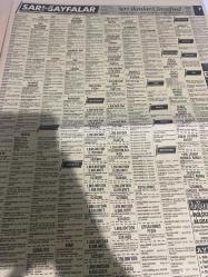 SABAH SARI SAYFALAR SERİ İLANLAR GAZETESİ DOĞUM GÜNÜ HEDİYESİ- 3 EKİM 1992-DİLKO english-ıntercom-kalkan patara konut-ilke emlak-birleşmiş emlakçılar-Gürkan toplu konut organizasyonu-Özdemir inşaat-Mahir emlak-form mobilya-Serko Tekstil-Tarhan plastik Sanayi-alacalı Tekstil-lider Şirketler grubu-Aylin bilgisayar-kervan çeyiz-kent İngilizce-sigorta-garson-mobilya-kuaför-Çocuk bakım-emlakçı-sağlık-tahsilatçı-şoför-temizlik elemanı-tezgahtar-tornacı-kasap-pastane-muhasebe-Beşiktaş-Beykoz-Alibeyköy-Bağcılar-Bakırköy-Gayrettepe-laleli-Levent-Gaziosmanpaşa-Fatih-Beşiktaş-Fındıkzade-Küçükçekmece-Ortaköy-Florya-Fulya- Üsküdar-Göztepe-Bağlarbaşı-Ataşehir-Yalova-Tuzla-Avcılar-Ulus-Merter-Anadoluhisarı-Tarabya-Sefaköy-yakacık-Suadiye-moda-kazasker-Maltepe-Kartal-Kalamış-Kadıköy-bostancı-akatlar Mecidiyeköy-Kocamustafapaşa-Çamlıca-Koşuyolu-Pendik-Kozyatağı-Ford-Mercedes-Citroen-BMW-Mazda-Kartal