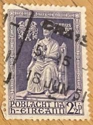 1950.KLASİK .İRLANDA TEK PUL  DAMGALı