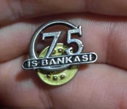 İş Bankası 75. Yıl  Rozet Pin