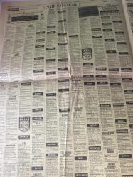 SABAH SARI SAYFALAR SERİ İLANLAR GAZETESİ DOĞUM GÜNÜ HEDİYESİ- 3 ŞUBAT 1998-Dilko english-Sarar-abana elektronik-Medi grup-sense tekstil-ulusal klima-modernteks-telephoneshop-İstanbul telekom-Gökçe motorlu araçlar-afrodit aş-gedik motorlu araçlar-sigorta-garson-mobilya-kuaför-Çocuk bakım-emlakçı-sağlık-tahsilatçı-şoför-temizlik elemanı-tezgahtar-tornacı-kasap-pastane-muhasebe-Beşiktaş-Beykoz-Alibeyköy-Bağcılar-Bakırköy-Gayrettepe-laleli-Levent-Gaziosmanpaşa-Fatih-Beşiktaş-Fındıkzade-Küçükçekmece-Ortaköy-Florya-Fulya- Üsküdar-Göztepe-Bağlarbaşı-Ataşehir-Yalova-Tuzla-Avcılar-Ulus-Merter-Anadoluhisarı-Tarabya-Sefaköy-yakacık-Suadiye-moda-kazasker-Maltepe-Kartal-Kalamış-Kadıköy-bostancı-akatlar Mecidiyeköy-Kocamustafapaşa-Çamlıca-Koşuyolu-Pendik-Kozyatağı-Ford-Mercedes-Citroen-BMW