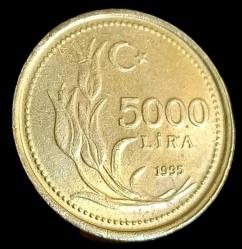 1995 5000 Lira kalın