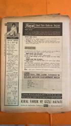 HAYAT HAFTALIK HABER MECMUA, DERGİSİ - SIRA NO: 443 SAYI: 14 TARİH: 1 NİSAN 1965 YVONNE ROMAIN - ŞEVKET RADO - HİKMET FERİDUN ES - HİKMET ANDAÇ - ATATÜRK İLAVESİ - KIRAL FARUK - SÜREYYA - ŞAH (İRAN) - WINDSOR DÜKÜ - WINDSOR DÜŞESİ - KRALİÇE ELIZABETH - PRENSES MARGARET - DAVID AMCA - YAPI VE KREDİ BANKASI - ARÇELİK - HAYAT İDEAL TÜRK KADINI YARIŞMASI - KAISERPRASS - BASIN AHLAK YASASI - MISIR SARAYI - LONDRA SEFARETHANESİ - VİYANA MUAYENESİ - HAYAT KADINLIĞI - EV KADINLIĞI - FİZİK GÜZELLİK - ŞAHIN OĞLU VE KÜÇÜK KIZI - HAYAT SOHBET KÖŞESİ - KENDİNE DEĞER BİÇME ÜZERİNE DENEME - İNGİLİZ BASINI - WINDSORLAR’IN 25. EVLENME YILDÖNÜMÜ - GÖZ AMELİYATI VE SARAY BARIŞMASI - MISIRLI HANIM ANLATIMI - KIRAL FARUK’UN GİZLİ HAYATI - SCHERK - D’AMADE - MONCHY - İZZOVSKY - NİJERE - VANDENBERG - CHAMBERLAIN - DALADIER - HITLER - MUSSOLINI - KENT CLANO - BEATLES - RINGO STARR - JOHN LENNON - GEORGE HARRISON - PATTI BOYD - PAUL MCCARTNEY - SHIRLEY TEMPLE - MAO TSE TUNG - EYÜ -  EKSİKSİZ TAM TAKIM 48 SAYFA