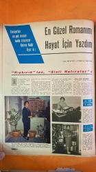 HAYAT HAFTALIK HABER MECMUA, DERGİSİ - ORTA SAYFA POSTER: Feraceli Hanım,, 