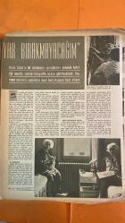 HAYAT HAFTALIK HABER MECMUA, DERGİSİ - ORTA SAYFA POSTER: Feraceli Hanım,, 