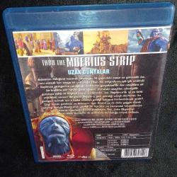 Blu-ray thru the moebius strip uzak dünyalar Bluray. Orijinal, Türkçe dublaj. Disk 10 üzerinden 9.5 temiz, koleksiyonluk