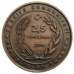 2019 Azerbaycan Dışişleri Bakanlığının Kuruluşunun 100. Yılı (Bronz) Darphane Hatıra Parası ''SERTİFİKALIDIR'