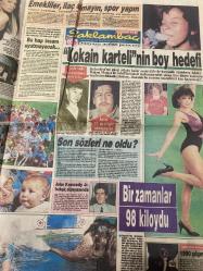 SAKLAMBAÇ CUMARTESİ GAZETESİ DOĞUM GÜNÜ HEDİYESİ -İzzet Günay-Özalp Dönmez-Ahu Tuğba-Oya Aydoğan-Bülent Ersoy-Ejcin Temel-Fahrettin Paşa-Cesur Güneysu-Monica de Greiff-John Kennedy Jr.  İzzet’in İkizi-Fransa bu Türk filmini konuşuyor-Ahu Tuğba’dan Bebek Show-Oya Aydoğan’ın Gurur’u-Size iyi bir haberim var-Güzel İzmir ayyıldızlı bayrağına kavuşuyor-İstanbul’un yerle bir olduğu gün-New York metrosunda şirinliği bu güzel kızlar sağlıyor-Paris gecelerinin renkli ressamı oldu-105 torunlu nine-Güzelleri serinleten dev hortum-Emekliler ilaç almayın spor yapın-Bu hap insanı uyutmayacak-Kokain kartelinin boy hedefi-Son sözleri ne oldu-John Kennedy Jr. hukuk dünyasında-Bir zamanlar 98 kiloydu-Alkolizm ve kadın-Gençler ve çiçekler-Perma raporu-Perma yapmalı mı yapmamalı mı işte soru bu-Perma çeşitleri-Perma’da dikkat gerektiren özellikler-Karşı cinsle aranız nasıl-Evlilik dediğin