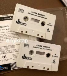 radio france andre breton  kaset (kasetçalarda denenmiştir) andre breton ile radyo söyleşisi  (fra)