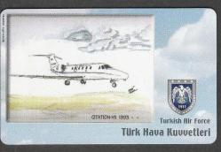 TÜRK HAVA KUVVETLERİ CITATION-VII 1993 TELEFON KARTI