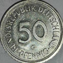 ALMANYA 1991 G     50 PFENNIG
