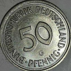 ALMANYA 1983 G     50 PFENNIG