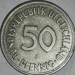 ALMANYA 1969 F     50 PFENNIG