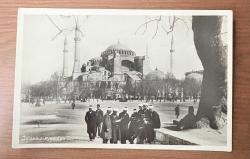 İstanbul Ayasofya Camisi Nadir Fotokart