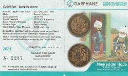 Masal Kahramanları Serisi Nasreddin Hoca No:7 Kazan Doğurdu Bronz Hatıra Para, Darphane