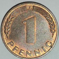 ALMANYA 1969 F    1  PFENNIG