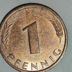 ALMANYA 1991 D   1  PFENNIG