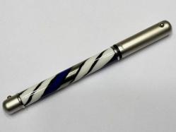 Lamy Lady Blue White and Grey Swirl Rosenthal Porcelain Dolma Kalem - M uç