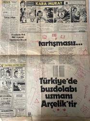 GÜNAYDIN GAZETESİ DOĞUM GÜNÜ GAZETESİ-13 MAYIS 1977-Naciye Selmanoğlu - Nazmiye Oygun - Süleyman Demirel - James Callaghan - Yeşim Özden - Kemal Torun - Diana Rich - Susan Barnard - Kaley Sepo - Burt Longuel - Shally Corress - Cal Berkeley - Peter Stevens - Robert Soflo - Janeth Strom - Ela Altın - Rahmi Muratoğlu - Abdullah Turhan - Osman Tren - Sevil Sevin - Erkan - Dora - Mehtap Alabey - Recep Bıktır - Burhan Dumoğlu - Rahime - Orhan Üstündağ - Okşan Öndeş - Cemal Dündar - GÜNAYDIN - Aynı gün, aynı saatte üçüz dünyaya getirdiler - Kör kuyuda 24 saat ölümle pençeleşti - 19 Mayıs kıyafetleri belli oldu - İngiltere Türkiye’de büyük bir elektrik santralı kuracak - Kayseri Tavla Şampiyonu olan Kemal Torun “Hedefim Monte Carlo” dedi - Amerikan gençliği, Türkiye ve Türkler hakkında ne biliyor? - “Sizi yanlış tanıyorsak kabahat bizim mi? Hiç kendinizi tanıtmak için çaba göstermiyorsunuz ki…” - Masalar Lale’yle çoğalır… - Güzün abla - GÜNAYDIN’ın Genç gazeteci yarışması - Dünyanın ilk beyaz