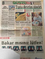 SABAH GAZETESİ DOĞUM GÜNÜ GAZETESİ- 2 EKİM 1992 -Milyarder muskacı-sevgilisi evlenince kendini tavana astı-Soner arkan oğlu-Necla karakuyu-Sabah diyor ki sonuna kadar-Nihat işiten-inci baba dün tahliye edildi-harika çocuk Cenk’in yardıma ihtiyacı var-Güngör menci-tıpta devrim zinciri-Alzheimer hastaları için yepyeni bir umut doğdu-prostat kanseri öldürmeyecek-Çetin Altan-şeytanın gör dediği-sahte imajlar mı saydamlık mısayfa sayısı iki