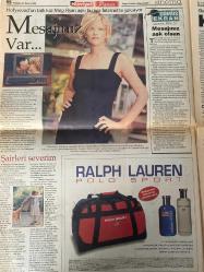 HÜRRİYET GAZETESİ DOĞUM GÜNÜ GAZETESİ- 31 OCAK 1999 -Hollywood’un tatlı kızı Meg Ryan-Mar Severlerin kutup evi-latif Demirci-Deniz Arman asıl Rehaıyı salak bulan salaktır-erotizm tabuu testi-Oğuz Aral-huysuz ihtiyar-ne gülüyorsunuz maymun mu oynuyor-iskender Atakan Zeynep Güven’in albümünde-manzara ticareti-alman Protestan Kilisesi’nin misafir papazi gundula hendrich-Mehmet Ali İrtemçelik-Mesut Yılmaz-kadın papaz Türkiye’de-Rana hanım seyahatte-davul ruhu ve Türkiye-doğru ve Yalanlar-Anadolu rakım kalıntılara-Kültür ve bilim Yaseminban-o benim eski kocam değil Ayşe Arman-Çevre koruma yarışması-bir tütün vukuatı-iç giyim içeride başlayıp bitmiyor dışdaki gizli destekçisi de aynı zamanda sürat duskunu veliah-gümüş ekran Osman Giritli-mesajınız aşk olsun-burada dergisi-kanal D miss turkey 1999-uçakların güçlü bacakları-Uğur Cebeci-sağlıklı yaşam fuarı Ankara’da-Tekin Aral-egzoz sesini kitlendim-Zeynep Güven-Ali Furgaç-Faruk Süren-İskender Atakan-Sedat zincirkıran-Doğan Uluç-hadi Uluengin-