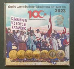 LOT.5 » 2023 Cumhuriyetin 100 Yılı Anısına Tedavül Para Seti