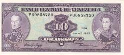 VENEZUELA 10 Bolívares, 1995 ÇİL