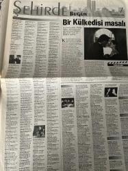 HÜRRİYET İSTANBUL GAZETESİ DOĞUM GÜNÜ GAZETESİ- 22 OCAK 1999-Tuğrul Şavkay-radyasyona maruz kalan Ilgaz ailesinden 12 kişi on gündür karantinada-Gülşah‘da radyasyon kurbanı-Gülden Aydın-yaşayan Karagöz ustalarından en tanınmışlarından tacettin diker-Ayşen gür-Necla Bayraktar-Branter-doğal gaz okulu-Fuat Şengül-nokta Hipermarketleri-Demirhan Hararlı-Güntan mavigözlü-Maslak polcenter-cem Özer-lale Mansur-Hande ateisti-Çay ocağında dehşet-Gökhan karakaş-eroine bir kurban daha-Beyoğlu adliyesi köprü altına taşınıyor-bu bedeli kim ödeyecek-komik ceza-bir Külkedisi masalı-sen hiç ateş böceği gördün mü-Peterpan-herkesin bildiği Sırlar-Demet Akba-Yılmaz Erdoğan-Behzat ve Süheyl Uygur tiyatrosu-Ata Demirer-brad pitt-Anthony Hopkıns-Jackıe Chan-Chrıs Tucker-nejat Uygur-gönül Ülkü-Gazanfer Özcan-berran Sözer-Alp Ulagay-yar bana bir eğlence-Refik meyhanesi-Sibel can’a bayram zehir oldu-iki kuşak bir arada-hüner Çoşkuner-Erol Büyükburç-fazilet partili Kartal belediye başkanı Mehmet Sekmen-dyp‘nin