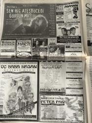 HÜRRİYET İSTANBUL GAZETESİ DOĞUM GÜNÜ GAZETESİ- 22 OCAK 1999-Tuğrul Şavkay-radyasyona maruz kalan Ilgaz ailesinden 12 kişi on gündür karantinada-Gülşah‘da radyasyon kurbanı-Gülden Aydın-yaşayan Karagöz ustalarından en tanınmışlarından tacettin diker-Ayşen gür-Necla Bayraktar-Branter-doğal gaz okulu-Fuat Şengül-nokta Hipermarketleri-Demirhan Hararlı-Güntan mavigözlü-Maslak polcenter-cem Özer-lale Mansur-Hande ateisti-Çay ocağında dehşet-Gökhan karakaş-eroine bir kurban daha-Beyoğlu adliyesi köprü altına taşınıyor-bu bedeli kim ödeyecek-komik ceza-bir Külkedisi masalı-sen hiç ateş böceği gördün mü-Peterpan-herkesin bildiği Sırlar-Demet Akba-Yılmaz Erdoğan-Behzat ve Süheyl Uygur tiyatrosu-Ata Demirer-brad pitt-Anthony Hopkıns-Jackıe Chan-Chrıs Tucker-nejat Uygur-gönül Ülkü-Gazanfer Özcan-berran Sözer-Alp Ulagay-yar bana bir eğlence-Refik meyhanesi-Sibel can’a bayram zehir oldu-iki kuşak bir arada-hüner Çoşkuner-Erol Büyükburç-fazilet partili Kartal belediye başkanı Mehmet Sekmen-dyp‘nin