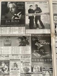 HÜRRİYET İSTANBUL GAZETESİ DOĞUM GÜNÜ GAZETESİ- 22 OCAK 1999-Tuğrul Şavkay-radyasyona maruz kalan Ilgaz ailesinden 12 kişi on gündür karantinada-Gülşah‘da radyasyon kurbanı-Gülden Aydın-yaşayan Karagöz ustalarından en tanınmışlarından tacettin diker-Ayşen gür-Necla Bayraktar-Branter-doğal gaz okulu-Fuat Şengül-nokta Hipermarketleri-Demirhan Hararlı-Güntan mavigözlü-Maslak polcenter-cem Özer-lale Mansur-Hande ateisti-Çay ocağında dehşet-Gökhan karakaş-eroine bir kurban daha-Beyoğlu adliyesi köprü altına taşınıyor-bu bedeli kim ödeyecek-komik ceza-bir Külkedisi masalı-sen hiç ateş böceği gördün mü-Peterpan-herkesin bildiği Sırlar-Demet Akba-Yılmaz Erdoğan-Behzat ve Süheyl Uygur tiyatrosu-Ata Demirer-brad pitt-Anthony Hopkıns-Jackıe Chan-Chrıs Tucker-nejat Uygur-gönül Ülkü-Gazanfer Özcan-berran Sözer-Alp Ulagay-yar bana bir eğlence-Refik meyhanesi-Sibel can’a bayram zehir oldu-iki kuşak bir arada-hüner Çoşkuner-Erol Büyükburç-fazilet partili Kartal belediye başkanı Mehmet Sekmen-dyp‘nin