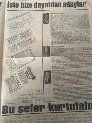 SABAH GAZETESİ DOĞUM GÜNÜ GAZETESİ- 27 MART 1993-Tansu Çiller-Mesut Yılmaz-Bill clinton-cavit Çağlar-Beyza Taner-Güneş Taner-işte bize dayatılan adaylar bedrettin Dalan-Zülfü Livaneli-çözüm bizim elimizde-Sedat Çolak-Ergun Göknel-Ziya kurtaran-Özkal Oral-Fikret Ünlü-çözüm bizim elimizde-sayfa sayısı dört