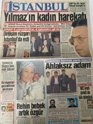 HÜRRİYET İSTANBUL GAZETESİ DOĞUM GÜNÜ GAZETESİ- 7 TEMMUZ 1993-ANAP Genel başkanı Mesut Yılmaz-Tansu Çiller-Vehbi Koç’un kızı Sevgi gönül-Türkez Telli-avukat Lale Çandar-Serpil Çarmıklı-Eminönü Sözen‘den mal istiyor-ormanlar gözaltına alınıyor-Halit Çapın-Kamil doğru-Nazmi Duran-Sabri Akkaya-Hasan Şen-ahlaksız adam-yeğeninin karısını zorla kaçırdı-Veysi Şahin-rahim bebek artık özgün-tellioğlu villa arsaları-Otoyoldan tepeden tırnağa kontrol-Robert Redford-Demı Moore-Woody Harrelson-muazzez abacı-Yıldırım Çavlı-Sevgi Gönül-Mesut Yılmaz’ın kadın harekati-Le Maison Masaj-özel Gökdil okullar grubu-Hilton Convention Center-deniz inşaat sayfa sayısı dört