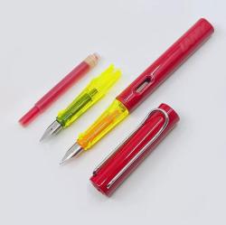 Lamy Al Star Glossy Red Special Edition Dolma Kalem + Notebook - M uç