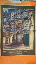 HAYAT HAFTALIK HABER MECMUA, DERGİSİ - ORTA SAYFA POSTER: Sultanahmet Camiinin İçinden Bir Görünüş FOTOGRAFI FERIT CAN - SAYI: 10 6 MART 1959 SIRA NO: 126 MYLENE DE MONGEOT - İBRAHİM ÇAMLI - SADUN ALTUNA - SEMİRAL BİLBAŞAR - HİKMET ANDAQ - AYHAN ERER - M BÜRENKÖK - ADNAN MENDERES - ŞEVKET RADO - TENGİZMANE - MINISKER - A GÜLER - M BİBERD - ATILGAN - R ÜNVER - PRENS PHILIP - KRALİÇE - DÜK - MR ELLIS SULTANAHMET CAMİİ - RAMAZAN GELDİ HAS GELDİ - SEVGİ ÇEMBERİ - UĞURLU KOLTUK - BAŞVEKİL VE VATANDAŞ - MENDERES’İN DÖNÜŞÜ - YEŞİLKÖY HAVAALANI - PARK OTEL - LONDRA UÇAK KAZASI - EYÜP CAMİİ - ÜVEY ANNE OLMAK İSTİYOR - SOHBET KÖŞESİ - WINDSOR ŞATOSU - CLARENCE HOUSE - MODEL UÇAK - YATAK ODASI - MUTFAK - RESMİ ZİYAFET - ÇARŞAF MESELESİ - YEŞİL ODA - MOBİLYALAR - FOTO HAYAT - TURİZM FOTOĞRAF AJANSI - ASSOCIATED PRESS - UNITED PRESS - KEYSTONE - AJANS EKSPRES - TİFDRUK MATBAACILIK SANAYİİ AŞ - DOĞAN KARDEŞ YAYINLARI ANONİM ŞİRKETİ -  EKSİKSİZ TAM TAKIM 48 SAYFA