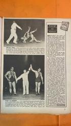 HAYAT HAFTALIK HABER MECMUA, DERGİSİ - SAYI: 35 7 HAZİRAN 1957 SIRA NO: 124 MEHMET KARTAL - HÜSEYİN AKBAŞ - MUSTAFA DAĞISTANLI - HAMİT KAPLAN - HAYRULLAH ŞAHİN - İSMAİL OGAN - HASAN GÜNGÖR - İSMET ATLI - CAHİT SITKI TARANCI - ZİYA OSMAN SABA - HÂMİT NAFİZ PAMİR - MYRIAM BRU DÜNYA SERBEST GÜREŞ ŞAMPİYONASI - TÜRKİYE ŞAMPİYON TAKIMI - MELBOURNE OLİMPİYATLARI - MACAR RAKİP PUZSEK - BULGAR RAKİP MEMEDOF - RUS RAKİP VIRIKHUIST - İTALYAN RAKİP CHINASSO - İTALYAN RAKİP ANTONIO - BOLU ZELZELESİ - ABANT GÖLÜ - ESKİ OTEL - TURİZM BANKASI YENİ OTEL - İSTANBUL ZELZELE MERKEZİ Mİ - AYASOFYA CAMİSİ - MEKTUP VE POSTACI - CAHİT SITKI’NIN BURHANİYE MEKTUBU - HAYATTAN FOTOĞRAFLAR - BAHARSIZ YAZ - TOKYO’DA BAHAR - SAGURA AĞAÇLARI - ROCK’N ROLL MİLANO - BERGAMA KERMESİ - 60 YIL EVVELKİ İSTANBUL - AHMET RASİM - ZELZELE BÖLGESİ ÖZEL FOTOĞRAFLAR -  EKSİKSİZ TAM TAKIM 48 SAYFA