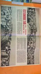 HAYAT HAFTALIK HABER MECMUA, DERGİSİ - SAYI: 42 26 TEMMUZ 1957 SIRA NO: 130 BELINDA LEE - MISHI AUER - LUDMILLA TEHERINA - LINE RENAUD - ŞEVKET RADO - HİKMET FERİDUN ES - İBRAHİM ÇAMLI - SEMİRAL BİLBAŞAR - FİKRET ARIT - AYHAN ERER 23 TEMMUZ 1911 BÜYÜK İSTANBUL YANGINI - DÜNYA GENÇLİĞİ NEREYE GİDİYOR - ACAYİP MAYOLAR - BUZLU LİMONATA - KÜÇÜK CAMİ MİNARESİ - 14 TEMMUZ PARİS KUTLAMALARI - BEKLEYEN YAŞLI HAYVAN - DOĞRU ADAMIN SIKINTISI - HAVADAKİ KIZLAR - KURBAĞA ADAMLAR - SİNEMA KOMEDYENLERİ MÜKAFATI - COURTELINE BÜSTÜ - ÇEKOSLOVAKYA ARKEOLOJİ KAZISI - 9. ASIR KADIN KAFATASI - SAINT GERMAIN DE PRÉS GENÇLİĞİ - İKİNCİ DÜNYA SAVAŞI SONRASI GENÇLİK BUNALIMI - RUDOLPH VALENTINO ETKİSİ - GOETHE WERTHER İNTİHARLARI - AMERİKA VE PARİS GENÇLİK GRUPLAŞMALARI - TİFDRUK MATBAACILIK SANAYİİ AŞ - DOĞAN KARDEŞ YAYINLARI ANONİM ŞİRKETİ  -  EKSİKSİZ TAM TAKIM 48 SAYFA